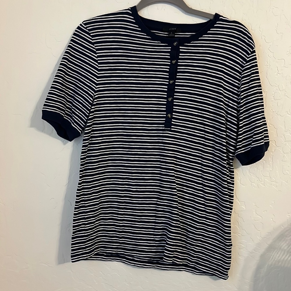 J Crew striped Shirt Large